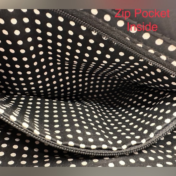 Kate Spade ♠️ New York Kennedy Park Aleah Nylon Crossbody Folding Bag, Black - Picture 7 of 10